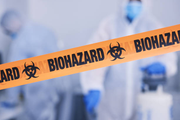 Professional Biohazard Cleanup technician working in Oakdale, NE